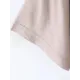 Solid Color Split-Joint Loose Short Sleeves V-neck T-Shirts Tops Solid Color Split-Joint Loose Short Sleeves V-neck T-Shirts Tops