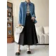 Contrast Color Striped Long Sleeves Skinny Round-Neck T-Shirts Tops Contrast Color Striped Long Sleeves Skinny Round-Neck T-Shirts Tops