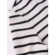 Contrast Color Striped Long Sleeves Skinny Round-Neck T-Shirts Tops Contrast Color Striped Long Sleeves Skinny Round-Neck T-Shirts Tops