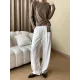 Asymmetric Bowknot Solid Color Long Sleeves Round-Neck T-Shirts Tops Asymmetric Bowknot Solid Color Long Sleeves Round-Neck T-Shirts Tops