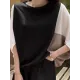Contrast Color Split-Joint Batwing Sleeves Loose Round-Neck T-Shirts Tops Contrast Color Split-Joint Batwing Sleeves Loose Round-Neck T-Shirts Tops