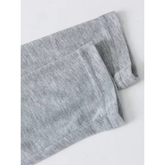 Asymmetric Split-Joint False Two Long Sleeves Round-Neck T-Shirts Tops Asymmetric Split-Joint False Two Long Sleeves Round-Neck T-Shirts Tops
