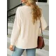 Split-Joint Long Sleeves Loose V-Neck T-Shirts Split-Joint Long Sleeves Loose V-Neck T-Shirts
