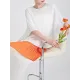 Pleated Solid Color Batwing Sleeves Loose Round-Neck T-Shirts Tops Pleated Solid Color Batwing Sleeves Loose Round-Neck T-Shirts Tops