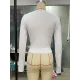 Hollow Solid Color Long Sleeves Skinny Round-Neck T-Shirts Tops Hollow Solid Color Long Sleeves Skinny Round-Neck T-Shirts Tops
