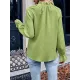 Elasticity Ruffled Solid Color Long Sleeves Ruffle Sleeves Mock Neck T-Shirts Tops Elasticity Ruffled Solid Color Long Sleeves Ruffle Sleeves Mock Neck T-Shirts Tops