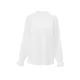 Elasticity Ruffled Solid Color Long Sleeves Ruffle Sleeves Mock Neck T-Shirts Tops Elasticity Ruffled Solid Color Long Sleeves Ruffle Sleeves Mock Neck T-Shirts Tops