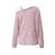 Asymmetric Long Sleeves Loose One-Shoulder T-Shirts Tops Asymmetric Long Sleeves Loose One-Shoulder T-Shirts Tops