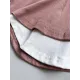 Contrast Color False Two Long Sleeves Round-Neck T-Shirts Tops Contrast Color False Two Long Sleeves Round-Neck T-Shirts Tops