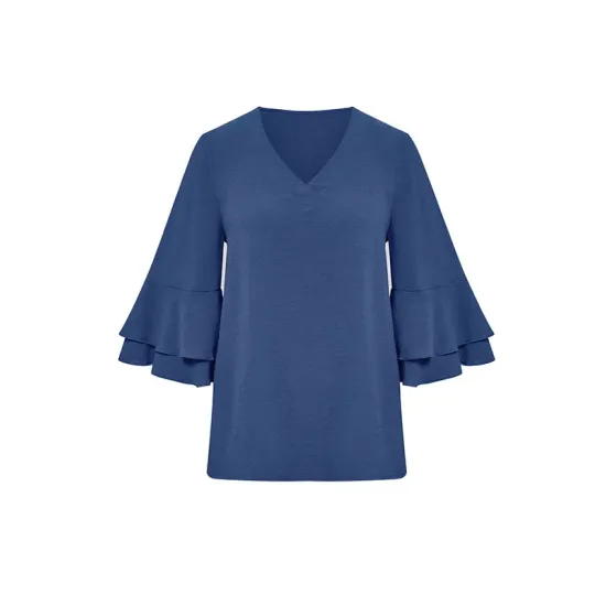 Solid Color Half Sleeves Loose V-Neck T-Shirts Tops Solid Color Half Sleeves Loose V-Neck T-Shirts Tops