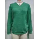 Drawstring Solid Color Tied Long Sleeves Loose V-Neck T-Shirts Tops Drawstring Solid Color Tied Long Sleeves Loose V-Neck T-Shirts Tops
