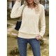 Colorful Solid Color Long Sleeves Loose Square-neck T-Shirts Tops Colorful Solid Color Long Sleeves Loose Square-neck T-Shirts Tops