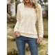 Colorful Solid Color Long Sleeves Loose Square-neck T-Shirts Tops Colorful Solid Color Long Sleeves Loose Square-neck T-Shirts Tops