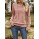 Colorful Solid Color Long Sleeves Loose Square-neck T-Shirts Tops Colorful Solid Color Long Sleeves Loose Square-neck T-Shirts Tops