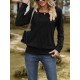 Colorful Solid Color Long Sleeves Loose Square-neck T-Shirts Tops Colorful Solid Color Long Sleeves Loose Square-neck T-Shirts Tops