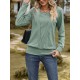 Colorful Solid Color Long Sleeves Loose Square-neck T-Shirts Tops Colorful Solid Color Long Sleeves Loose Square-neck T-Shirts Tops