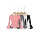 Pleated Solid Color Flared Sleeves Long Sleeves Boat Neck T-Shirts Tops Pleated Solid Color Flared Sleeves Long Sleeves Boat Neck T-Shirts Tops