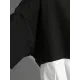 Original Falbala Split-Joint T-Shirts Tops Original Falbala Split-Joint T-Shirts Tops