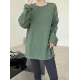 Original Solid Long Sleeve T-Shirts Tops Original Solid Long Sleeve T-Shirts Tops