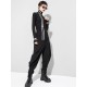 Black Printed High-Neck Long Sleeve T-Shirt Black Printed High-Neck Long Sleeve T-Shirt