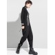 Black Printed High-Neck Long Sleeve T-Shirt Black Printed High-Neck Long Sleeve T-Shirt