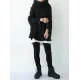 Urban Black&Gray High-Neck Long Sleeve Oversize T-Shirt Urban Black&Gray High-Neck Long Sleeve Oversize T-Shirt