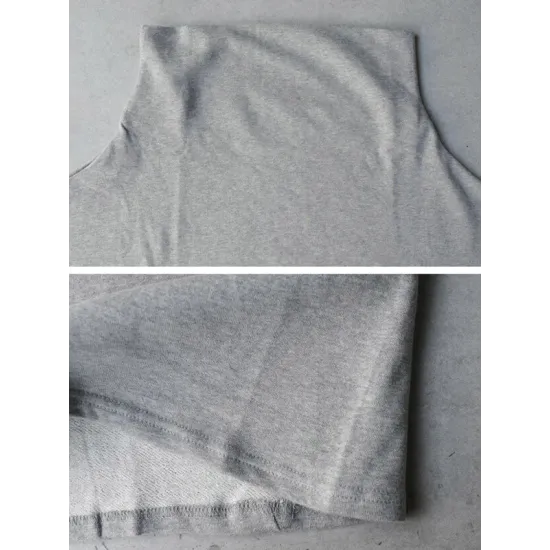 Urban Black&Gray High-Neck Long Sleeve Oversize T-Shirt Urban Black&Gray High-Neck Long Sleeve Oversize T-Shirt