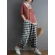 Artistic False Two Loose Ramie Cotton Half Sleeve Shirt Artistic False Two Loose Ramie Cotton Half Sleeve Shirt