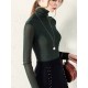 13 Colors High-Neck Solid Color Long Sleeves T-Shirt Top 13 Colors High-Neck Solid Color Long Sleeves T-Shirt Top