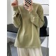 3 Colors Loose Casual Solid Color Split-Side T-Shirt Top 3 Colors Loose Casual Solid Color Split-Side T-Shirt Top