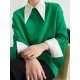 3 Colors Loose Casual Solid Color Split-Side T-Shirt Top 3 Colors Loose Casual Solid Color Split-Side T-Shirt Top