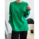 3 Colors Loose Casual Solid Color Split-Side T-Shirt Top 3 Colors Loose Casual Solid Color Split-Side T-Shirt Top
