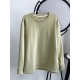 3 Colors Loose Casual Solid Color Split-Side T-Shirt Top 3 Colors Loose Casual Solid Color Split-Side T-Shirt Top