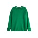 3 Colors Loose Casual Solid Color Split-Side T-Shirt Top 3 Colors Loose Casual Solid Color Split-Side T-Shirt Top