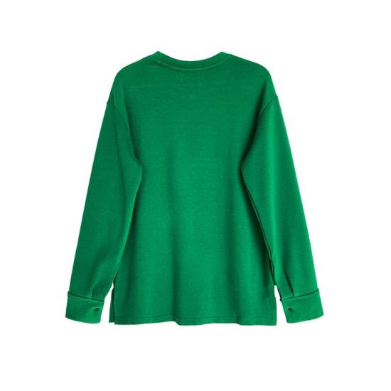 3 Colors Loose Casual Solid Color Split-Side T-Shirt Top 3 Colors Loose Casual Solid Color Split-Side T-Shirt Top