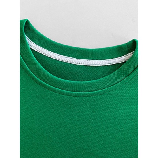 3 Colors Loose Casual Solid Color Split-Side T-Shirt Top 3 Colors Loose Casual Solid Color Split-Side T-Shirt Top