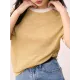 Contrast Color Loose Short Sleeves Round-Neck T-Shirts Contrast Color Loose Short Sleeves Round-Neck T-Shirts