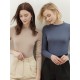 Casual Long Sleeves Skinny Solid Color Stand Collar T-Shirts Casual Long Sleeves Skinny Solid Color Stand Collar T-Shirts