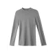 Casual Long Sleeves Skinny Solid Color Stand Collar T-Shirts Casual Long Sleeves Skinny Solid Color Stand Collar T-Shirts