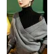See-Through Solid Color Long Sleeves Skinny High-Neck T-Shirts Tops See-Through Solid Color Long Sleeves Skinny High-Neck T-Shirts Tops