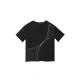 Asymmetric Split-Joint Zipper Loose Short Sleeves Round-neck T-Shirts Tops Asymmetric Split-Joint Zipper Loose Short Sleeves Round-neck T-Shirts Tops