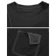 Asymmetric Solid Color Split-Joint Loose Short Sleeves Round-Neck T-Shirts Tops
