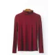 Simple Long Sleeves Skinny Solid Color High-Neck T-Shirts Simple Long Sleeves Skinny Solid Color High-Neck T-Shirts