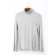 Simple Long Sleeves Skinny Solid Color High-Neck T-Shirts Simple Long Sleeves Skinny Solid Color High-Neck T-Shirts