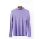 Simple Long Sleeves Skinny Solid Color High-Neck T-Shirts Simple Long Sleeves Skinny Solid Color High-Neck T-Shirts