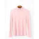 Simple Long Sleeves Skinny Solid Color High-Neck T-Shirts Simple Long Sleeves Skinny Solid Color High-Neck T-Shirts