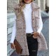 Split-Joint Velvet Loose Plus Size Lapel Vest Outerwear Split-Joint Velvet Loose Plus Size Lapel Vest Outerwear
