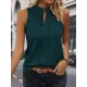 Solid Color Loose Sleeveless V-Neck Vest Top Solid Color Loose Sleeveless V-Neck Vest Top