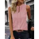 Solid Color Loose Sleeveless V-Neck Vest Top Solid Color Loose Sleeveless V-Neck Vest Top