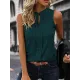 Solid Color Loose Sleeveless V-Neck Vest Top Solid Color Loose Sleeveless V-Neck Vest Top